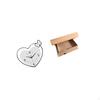 Heart Shape Shelf Wall Clock Acrylic Drawer Decoration Creative Design Quiet Movement Art