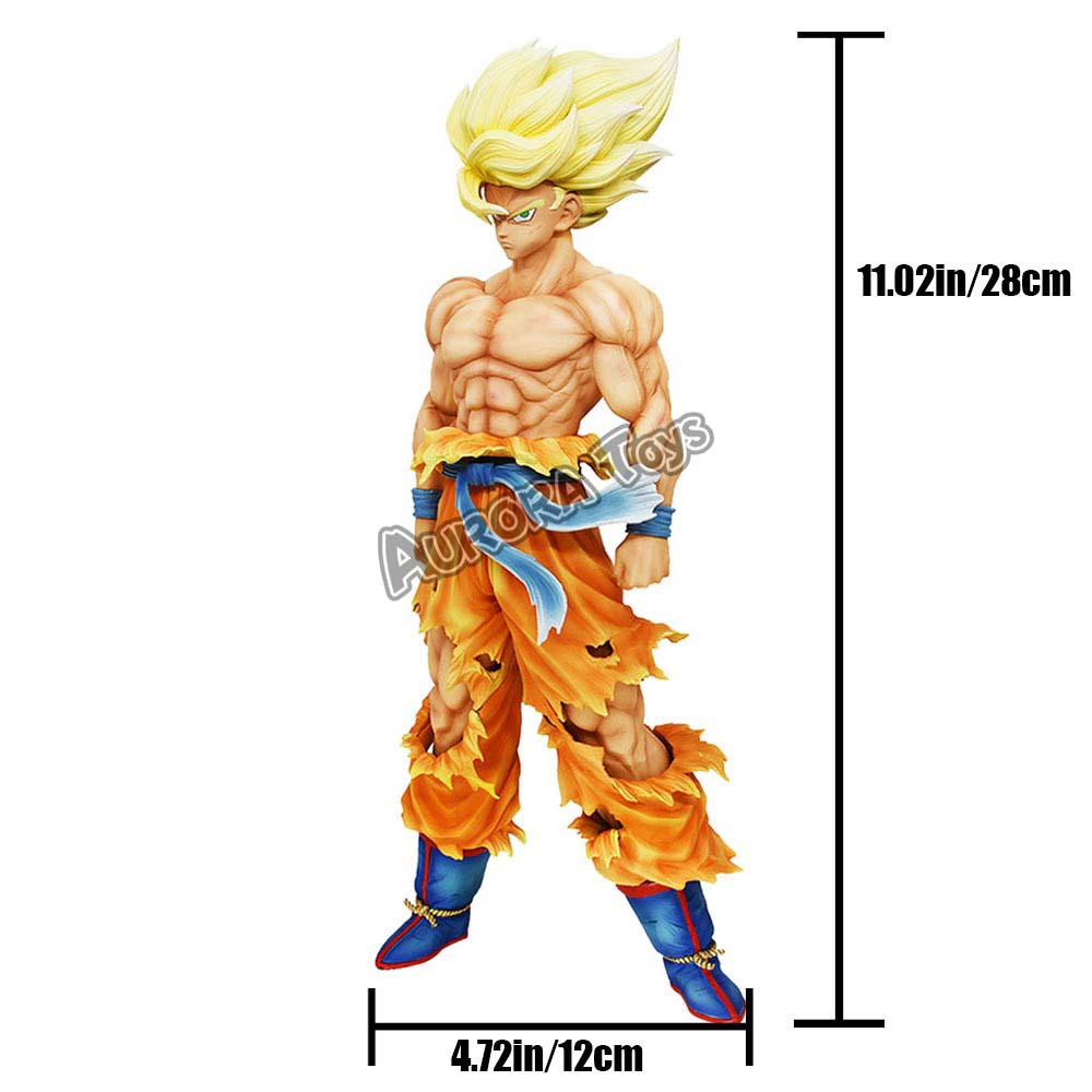 11,02 Zoll/28 cm Anime Dragon Ball Figur Goku Figuren Super Saiyan PVC Actionfiguren Sammlermodell Spielzeug Geschenke