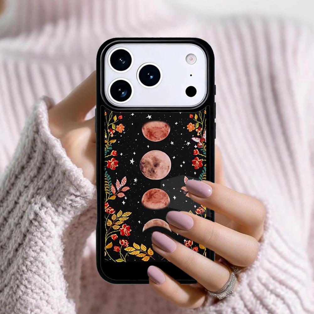 Occult Witchcraft Moon Gothic Witch Phone Case For Apple iPhone 17 Air 16E 15 14 Plus 13 12 11 Pro Max Mini Funda Cover