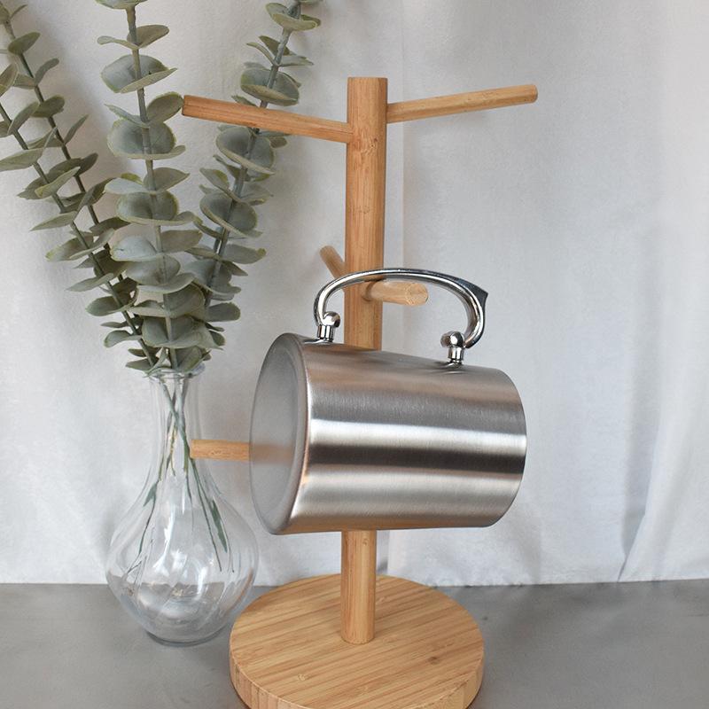 Edelstahl 304 Bierbecher doppelwandig wärmeisoliert Metall-Wasserbecher konischer Becher Geschenk Trinkbecher