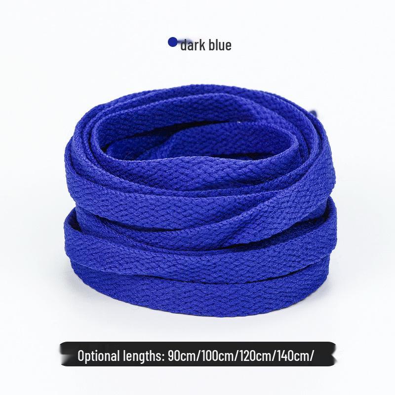 Colorful Polyester Flat Shoelaces for High-Top Canvas Sports Shoes