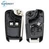 Flip Folding Remote Car Key Shell Case Cover For Opel Vauxhall Insignia Astra Zafira For Chevrolet Cruze For Buick