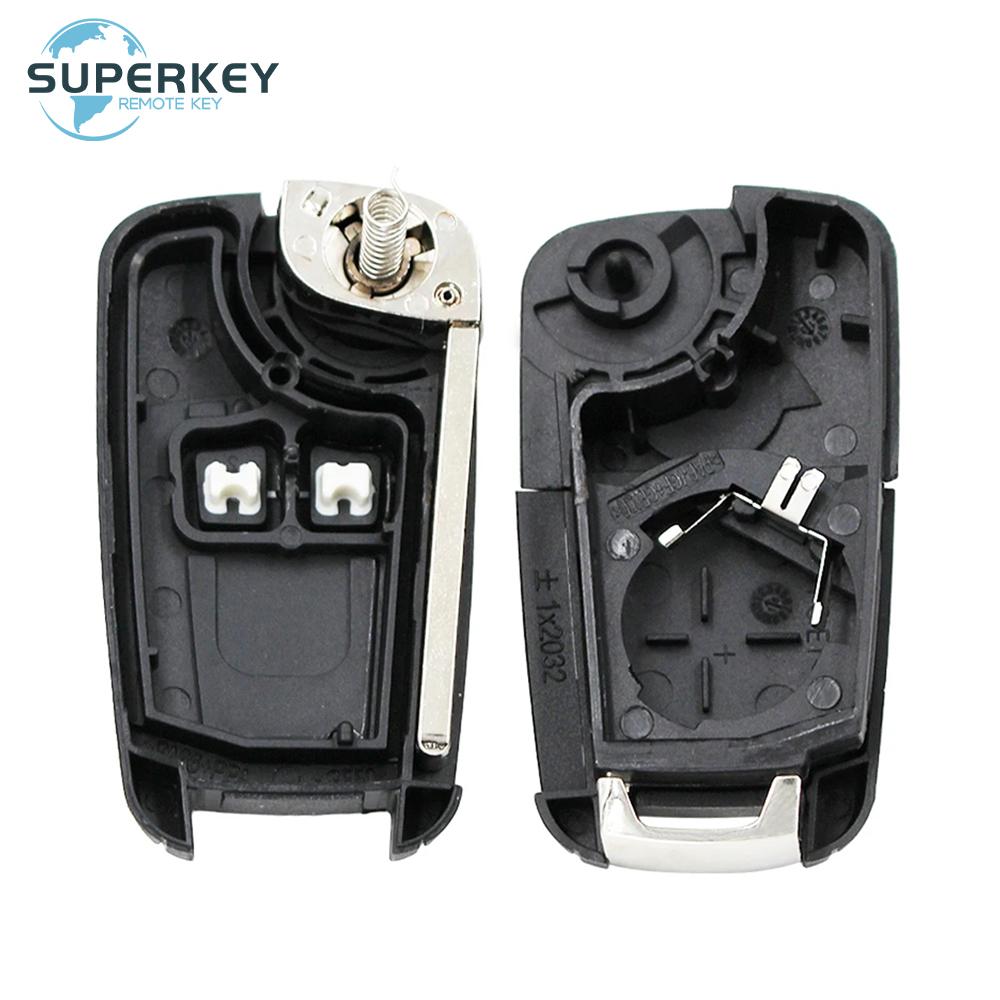 Flip Folding Remote Car Key Shell Case Cover For Opel Vauxhall Insignia Astra Zafira For Chevrolet Cruze For Buick