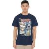 Spider-Man Unisex Adult Blasted By Boomerang Cover T-Shirt