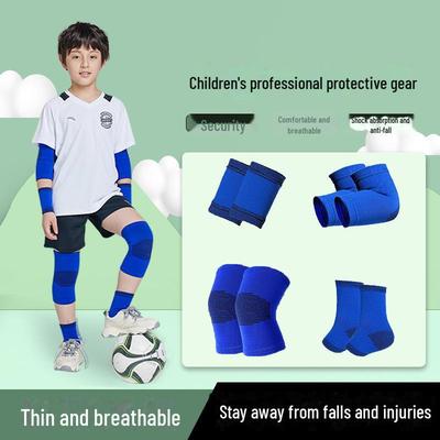 Set knie-, elleboog-, pols- en enkelbeschermers voor kinderen ter bescherming en warmte tijdens kruipen, dansen, voetbal, basketbal en rolschaatsen.