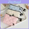 Urban Minimalist Polyester Makeup Bag With Butterfly Knot Design For Daily Use