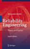 Kniha Reliability Engineering : Theory and Practice