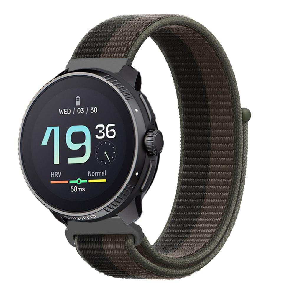 22mm Nylon Loop Watch Strap For Suunto Vertical Race Watchband For Suunto 5 9 Peak Pro Bracelet Replacement Wristband