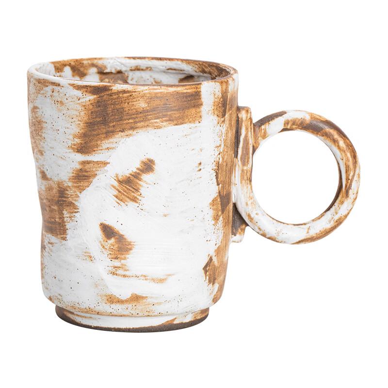OLOEY Vintage Gilded Ceramic Coffee Mug