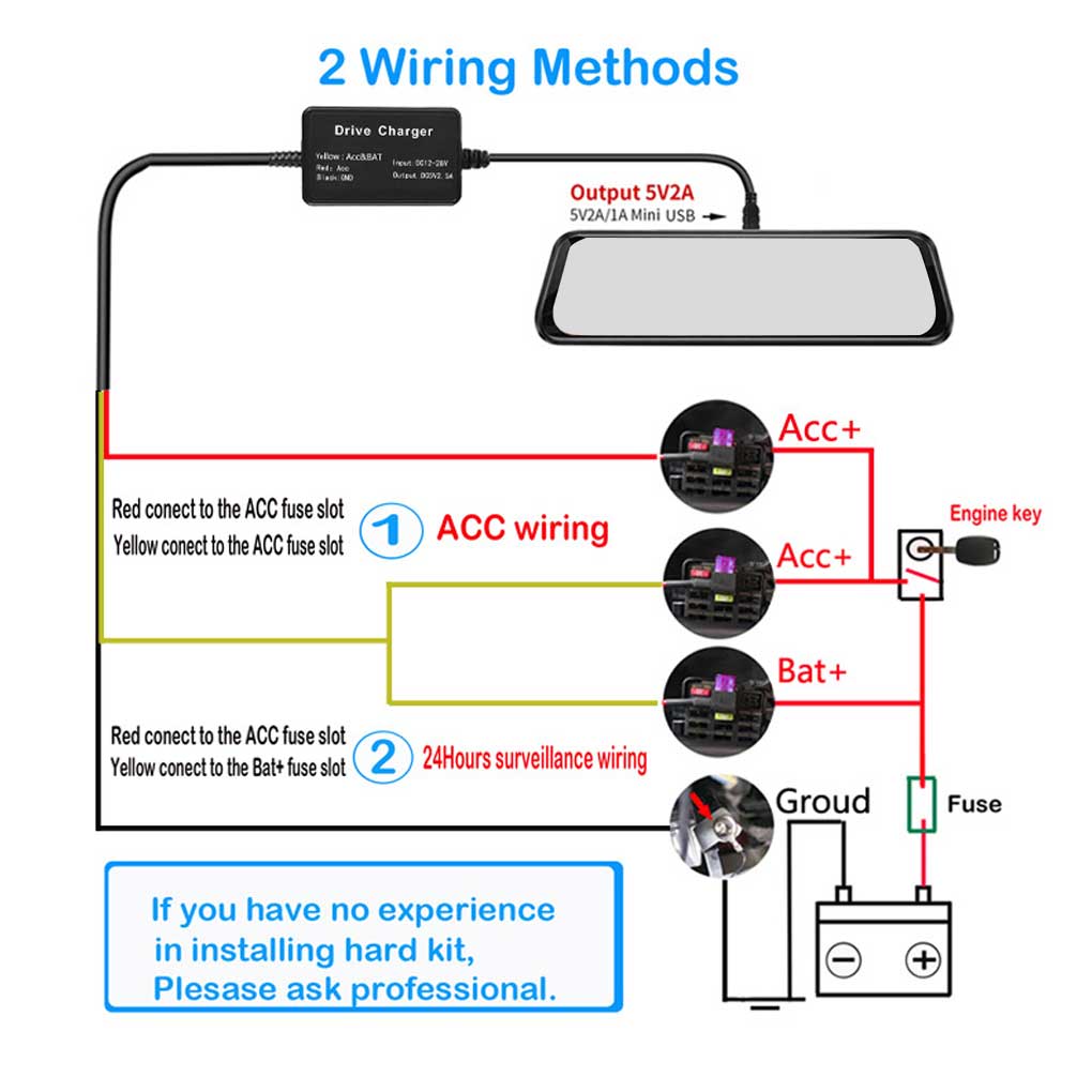 Universal DC 5V 2A Car Camera Recorder Locator Power Cable Vehicle Appliances Stepdown Cord Voltage Converter Accessories