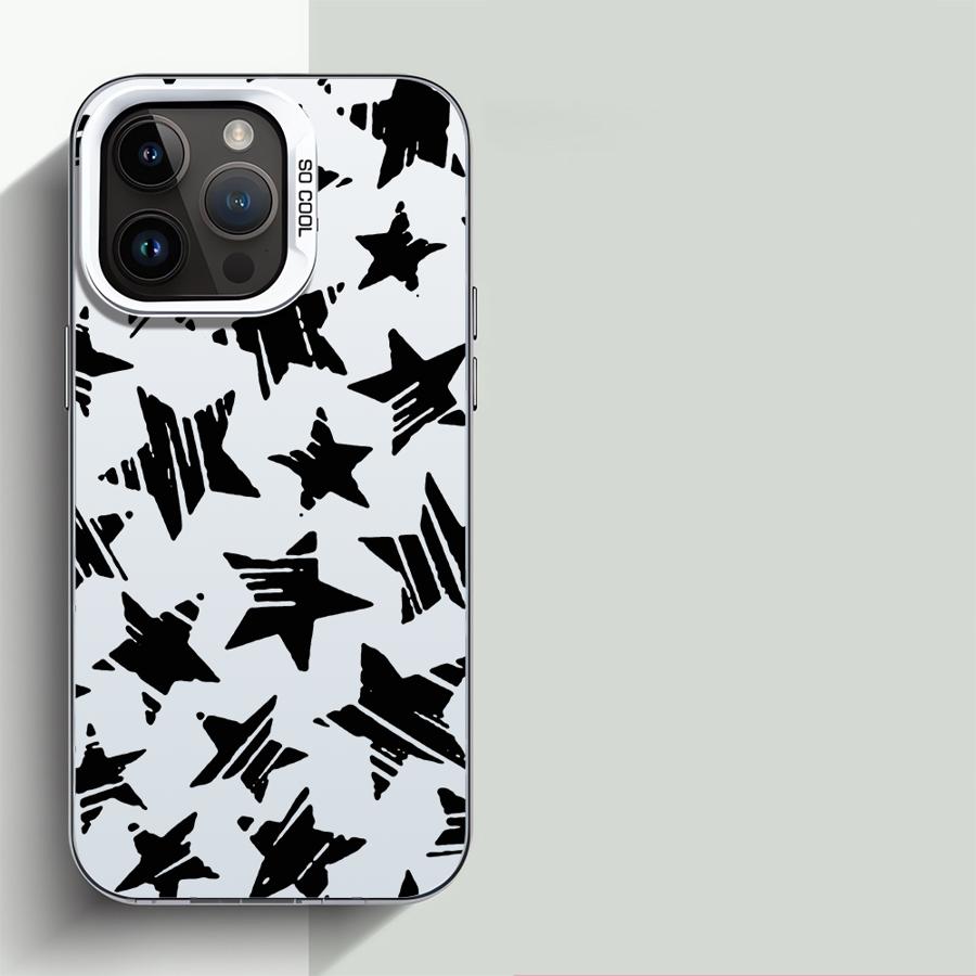Five Pointed Star Phone Case for Realme 8i 8 4G 9i 10 4G 10 11 Pro 12 5G C15 C20 C21 C21Y C31 C33 C35 C53 C55 Capa Cover
