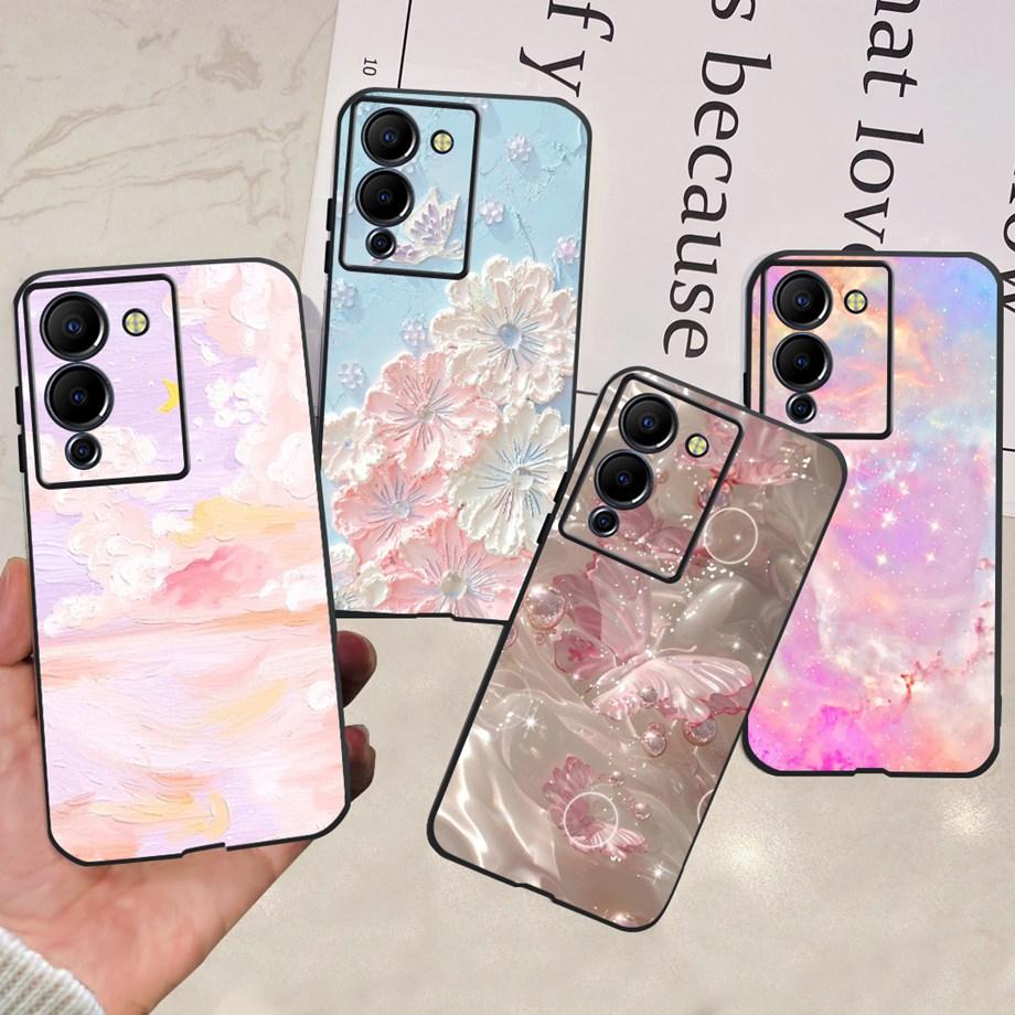 For Infinix Note 12 G96 Note 12 Pro 4G 5G Note12 2023 X671 Case Fashion Soft TPU Silicone Back Cover Coque Luxury Painting Funda