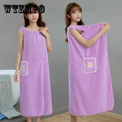 Lengthened Bath Towel Can Be Worn To Wrap Adult Bathrobes and Household Clothes Are Soft Without Shedding Hair
