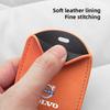 Suede Leather Car Smart NFC Card Key Case Protector Accessory For Volvo ES90 EC40 EX40 EM90 XC90 V90 V60 XC60 V40 S80 S60 S90