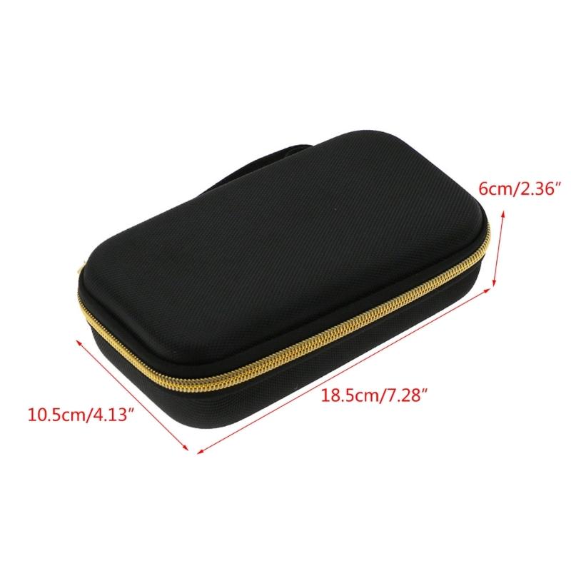 Carrying Pouch EVA Case Protector Case for Pro Splashproof Case Controllers Storage Bag with Pocket