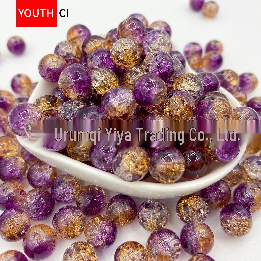 

Хрустальные бусины с глазурью «кракле» для браслетов и дизайнов-разделителей 10mm