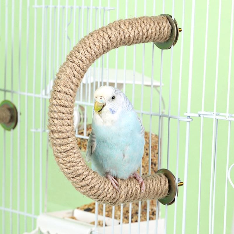 2PCS Bird Standing Perch Screw Parrot Playstand Toy Grinding Perch Birdcage Accessories Entertainment Perch Standing Toy