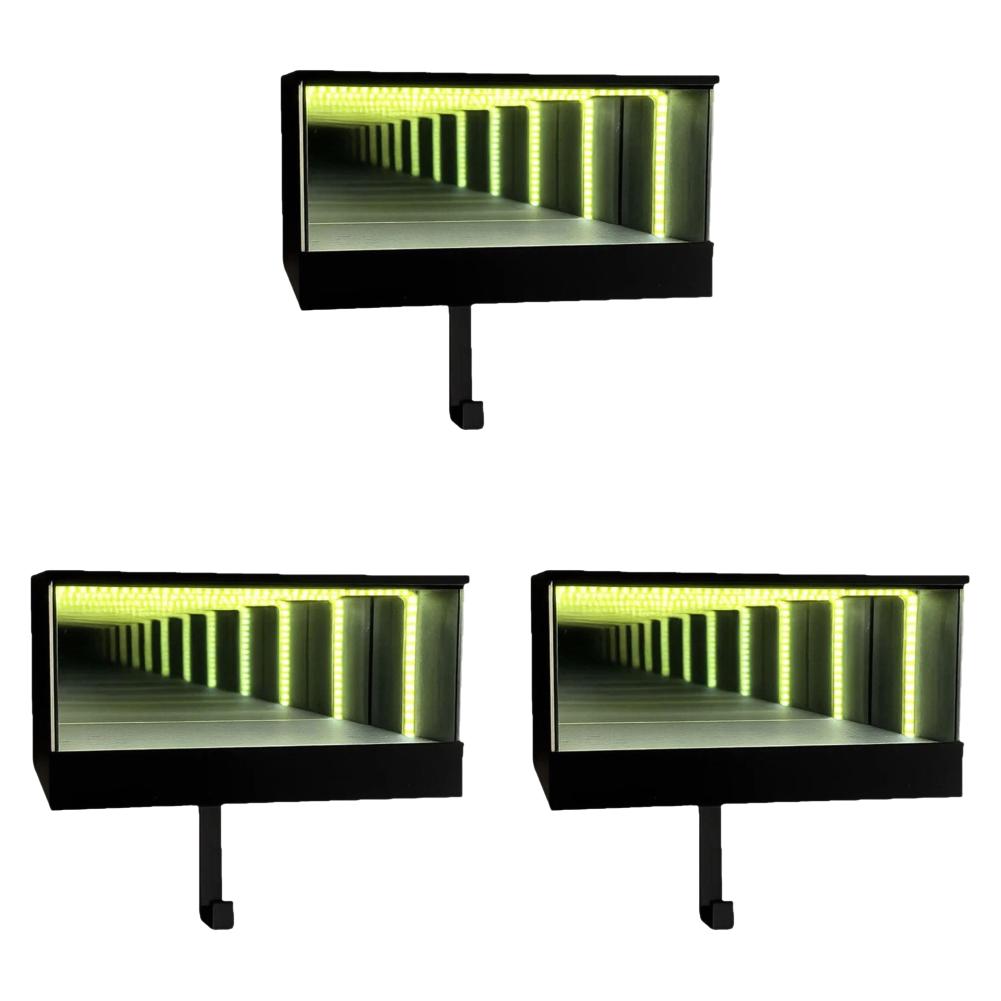 Infinity Garage Keychain Car Luminous Infinite Garage Key Hook LED Light Car Key Hanger For Apartment Home Office Entryway