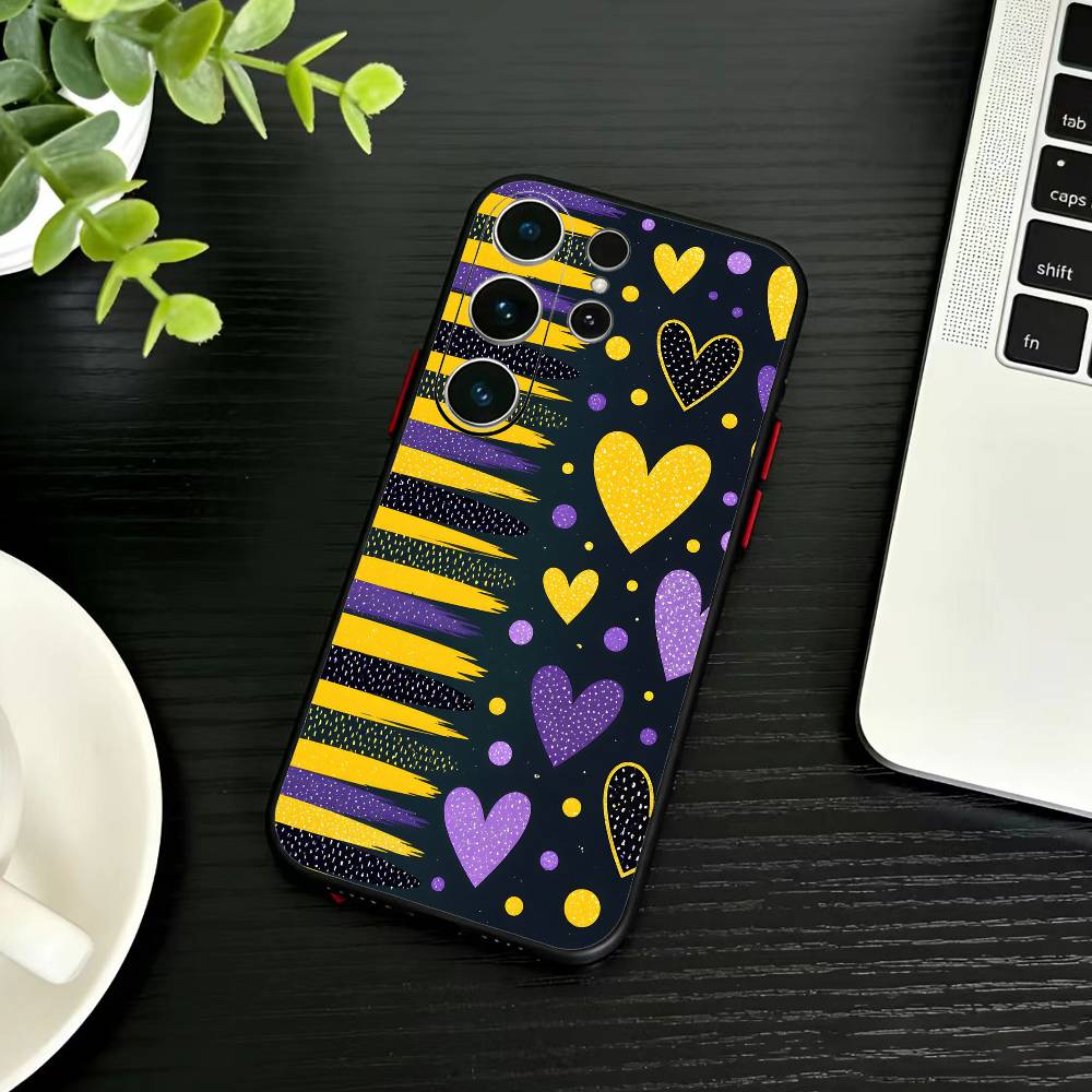 

Y2k I-INS Graffiti Phone Case For Samsung S26,S25,S24,S23,S22,S21,S20,S30,Ultra,Plus,Fe,Note,5G Black Cover Samsung S21Ultra