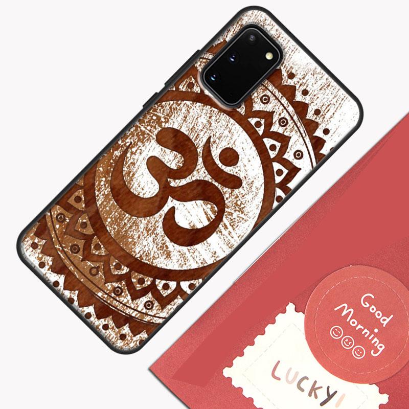 Yoga Om Hindu Symbol Phone Case For Samsung Galaxy S26 S25 S24 S20 S21 S22 S23 Ultra S10 Plus S25 FE Cover Shell
