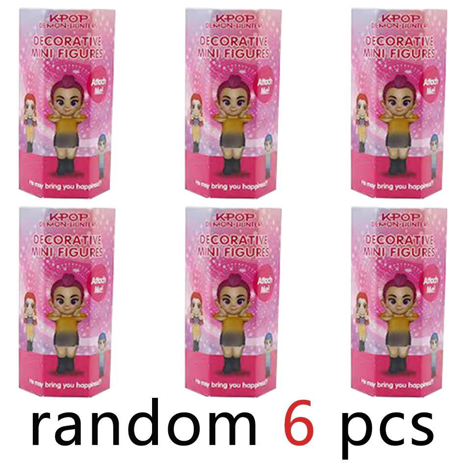 New Kpop Demon Hunters Sonn Angel Series Box Rumi Zoey Mira Rumi Figure Monster Hunt Girl Group Toy Phone Decoration Fans Gift