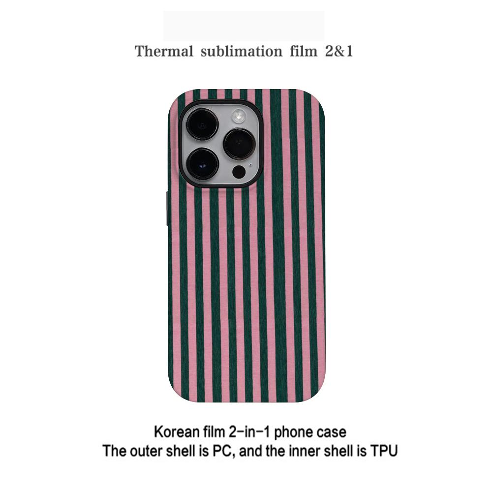 Simple Colorful Stripe Art Design Phone Case Film shell For iPhone 17 16e 16 15 14 13 12 11 Pro Max Plus XS