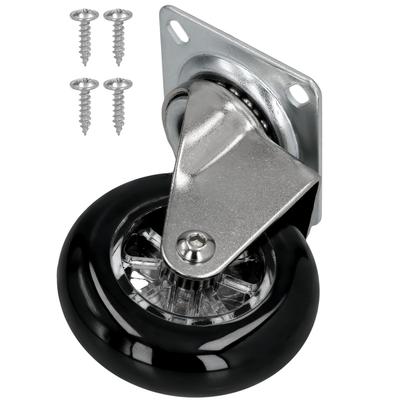 Furniture Swivel Caster Rubber Black 75 MM