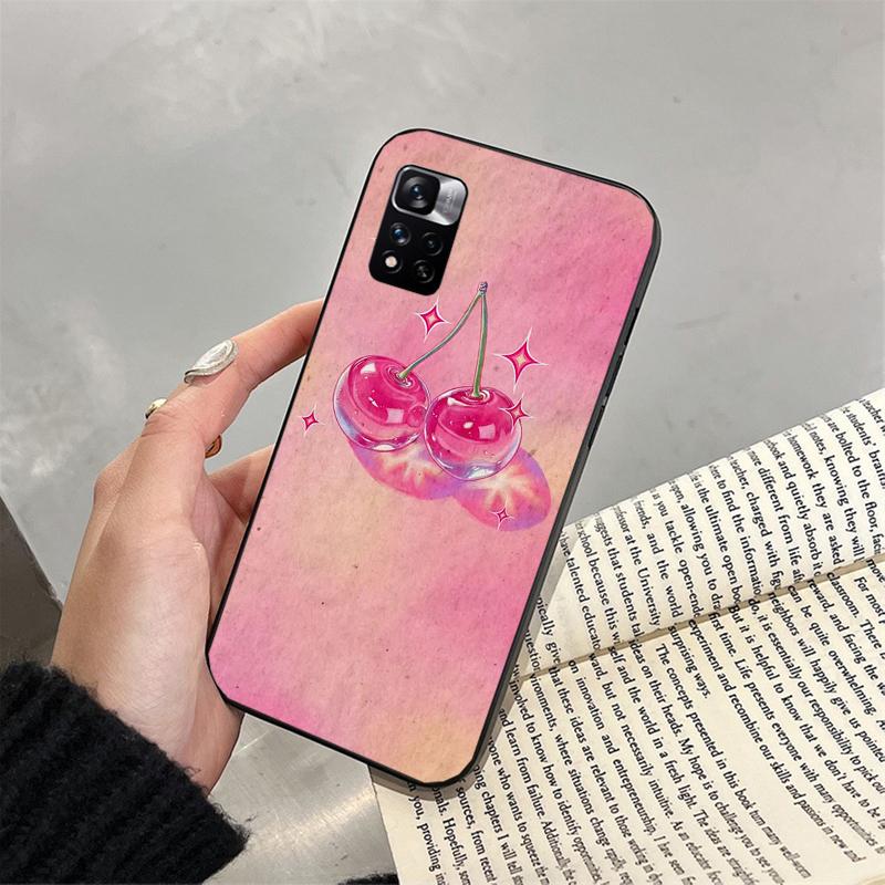 Phone Case For Xiaomi Redmi Note 14 Pro 14 13 12 11 10 Pro 14S 12S 11S Redmi 14C 13C 10 Lemon Strawberry Watermelon
