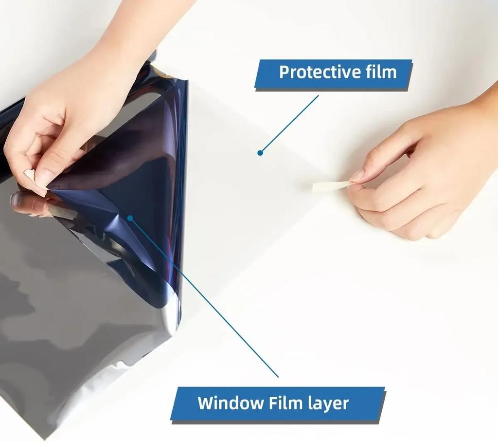 Window Tinting Film Ultraviolet Solar Protection Film, Car Window Tinting Film, Privacy Film, 50cmX300cm Summer Sunshade Film