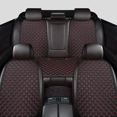 Nuovo Coprisedile Auto in Pelle PU Cuscino Schienale Sedile Minimalismo Cuscino Sedile Universale Resistente all'Usura e Durevole Quattro Stagioni