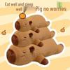 Capybara Plush Doll: Soft Sleeping Stuffed Toy Pillow Gift for Bestie