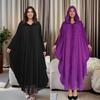 Dubai Hooded Dress: European & American Style, Turkish Cardigan, Loose Long Robe for Women