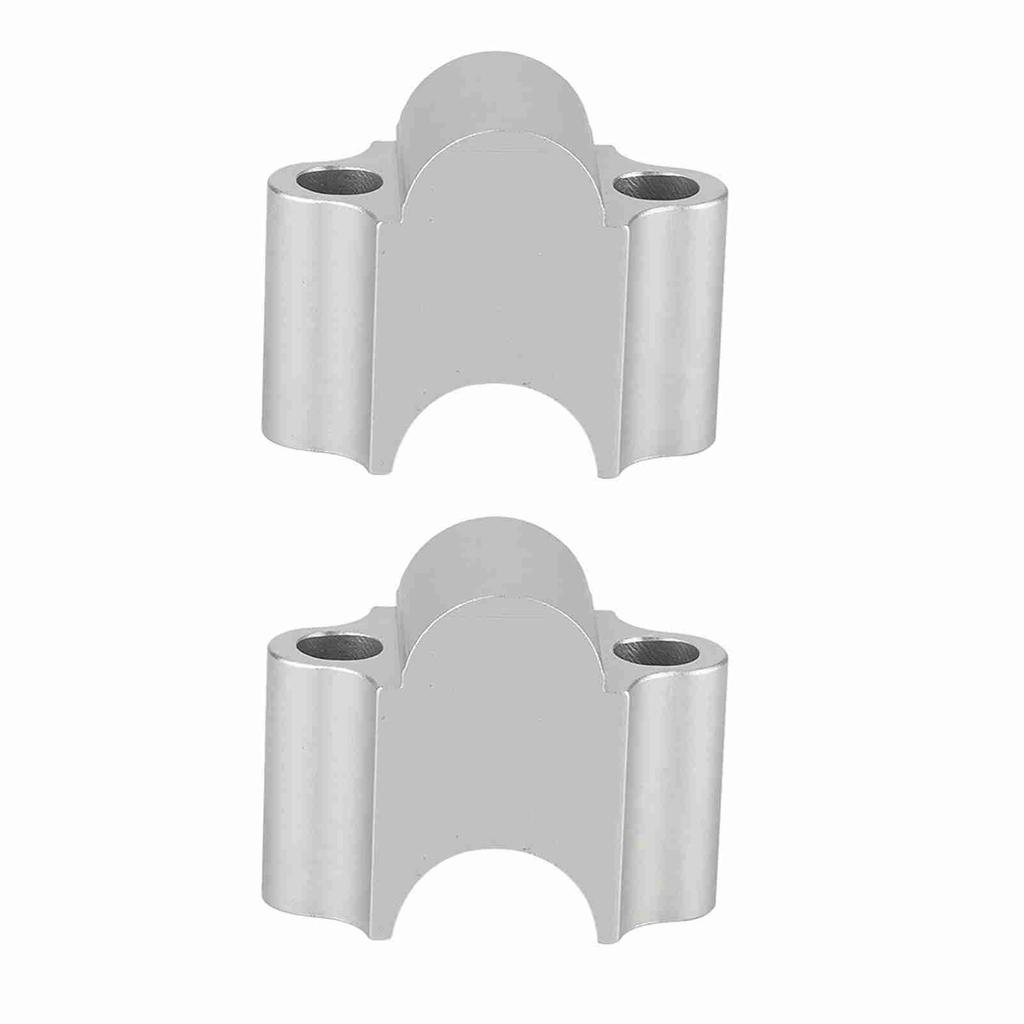 Aluminum Alloy Handbar Riser 7Celsius8 22mm Motorcycle Handbar Rising Clamp(Black)