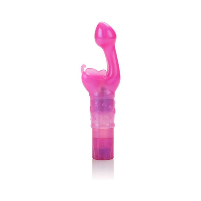 Stimulateur - CALIFORNIA - KISS PAPILLON - Rose - TPR - Étanche
