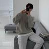 Men's Turn-Down Collar Knitted Sweater - Winter Loose Fit, Light Mature Style Polo Sweater