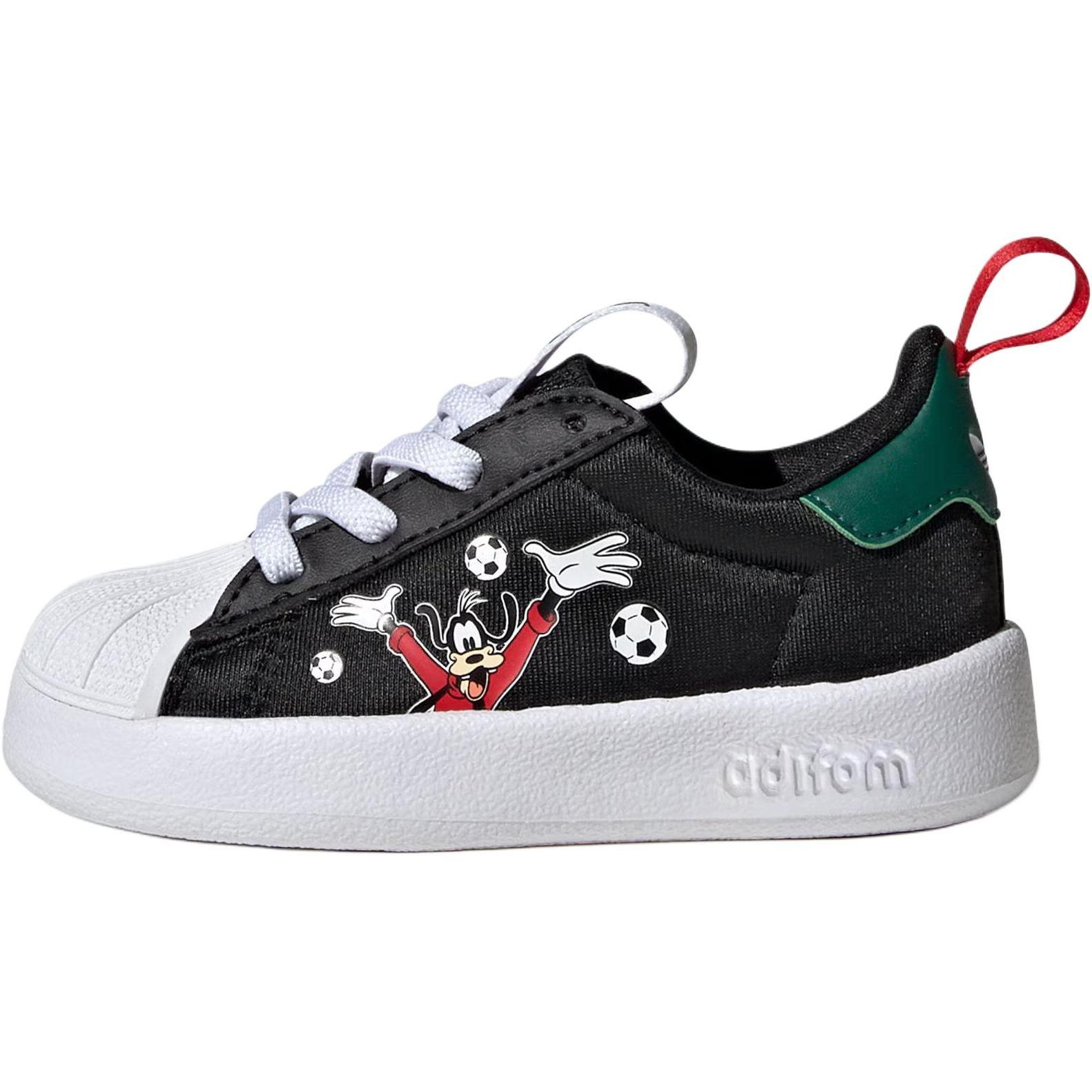 (TD) adidas x Disney Adifoam Superstar 360 Black Collegiate Green Baby IH1752 EU 27