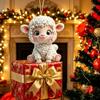 Acrylic Little Sheep Pendant Flat Car Rearview Mirror Charm  Christmas Decoration