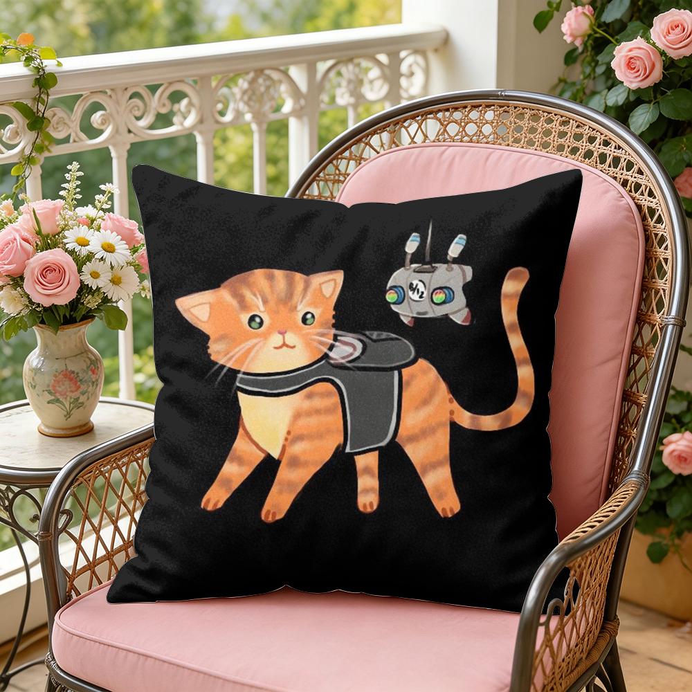Game SStray Cushion Cover Soft Plush Throw Pillow Cover  DoubleSided Decorative Cushion Case  Sofa Bedroom Home Decor