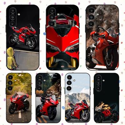 Motorcycle P-Panigale V4 Phone Case For Samsung S24,S21,22,23,30,Ultra,S20,Plus,Fe,Lite,Note,10,9,5G D-DucatiEs Black Soft Cover