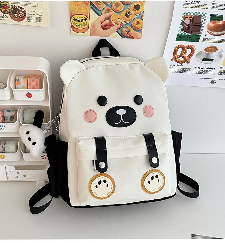 New Female High School Student Cute Panda Backpack Campus Versatile Funny Girl Backpack