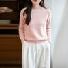 Women's High Neck Cashmere Wool Sweater, 2025 Edition - Thickened White Knitwear for Autumn and Winter