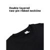 Europäische Größe Herren Premium Dickes Strapazierfähiges Baumwoll-T-Shirt Schwer