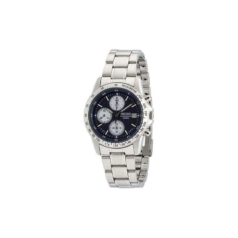 

SEIKO Casual Fashion Versatile Quartz Men s Watch Black Dial SND365P чёрный