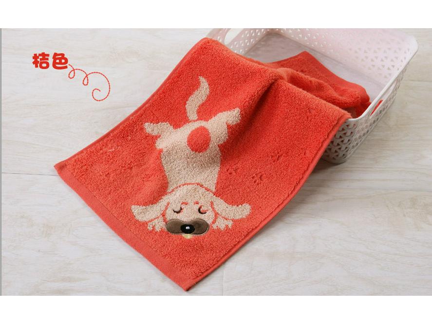 Jinhao A-Klasse Jacquard-Handtuch aus reiner Baumwolle für Kinder – weich, saugfähig, verdrehungsfrei, kleine quadratische Größe.