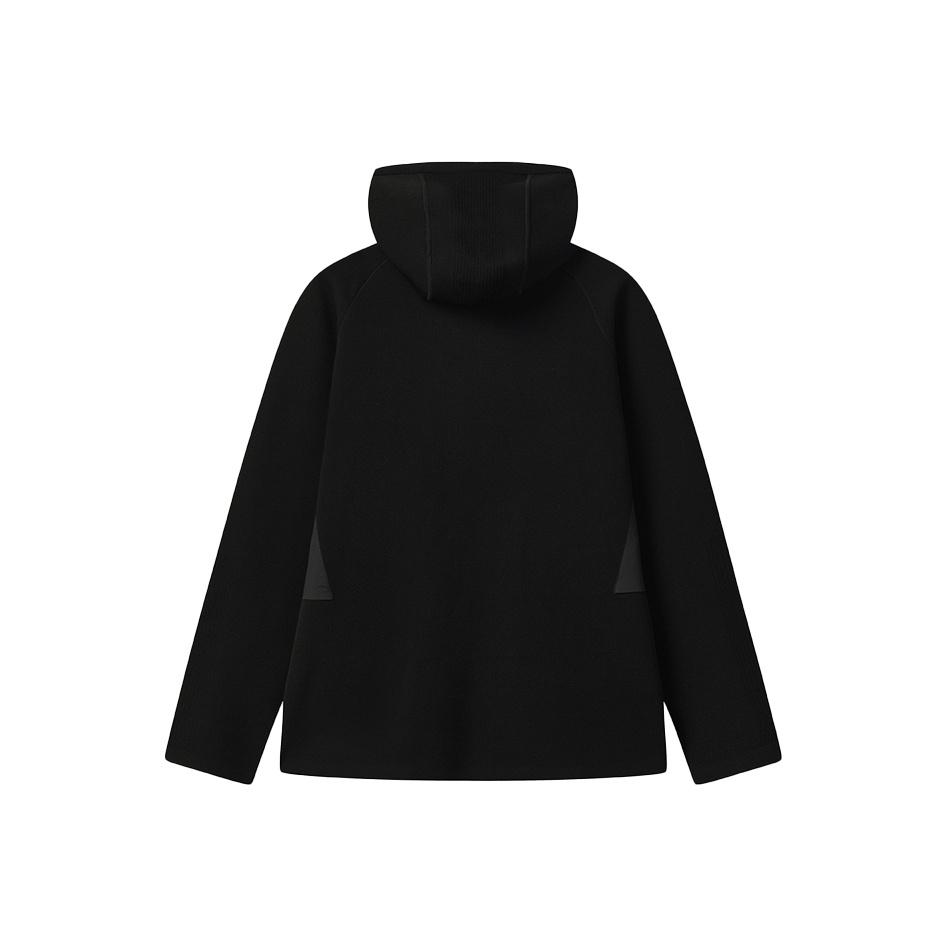 Fila Blue Fashion Simple Solid Color Personality Trendy Casual Versatile Comfortable Hooded Jacket Men Jacket F11M542405FBK