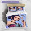 3pcs KPop Demon Hunters14 Cover Set - Personalized Name, HD Printed Bedding with 1 Cover and 2 Pillowcases - Perfect for Home Decor, Easy Care