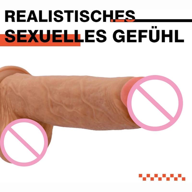 Silikon Realistische Dildos Penis Mit Starken Saugnapf Frauen Masturbator Manuelle Lieferungen Für Erwachsene