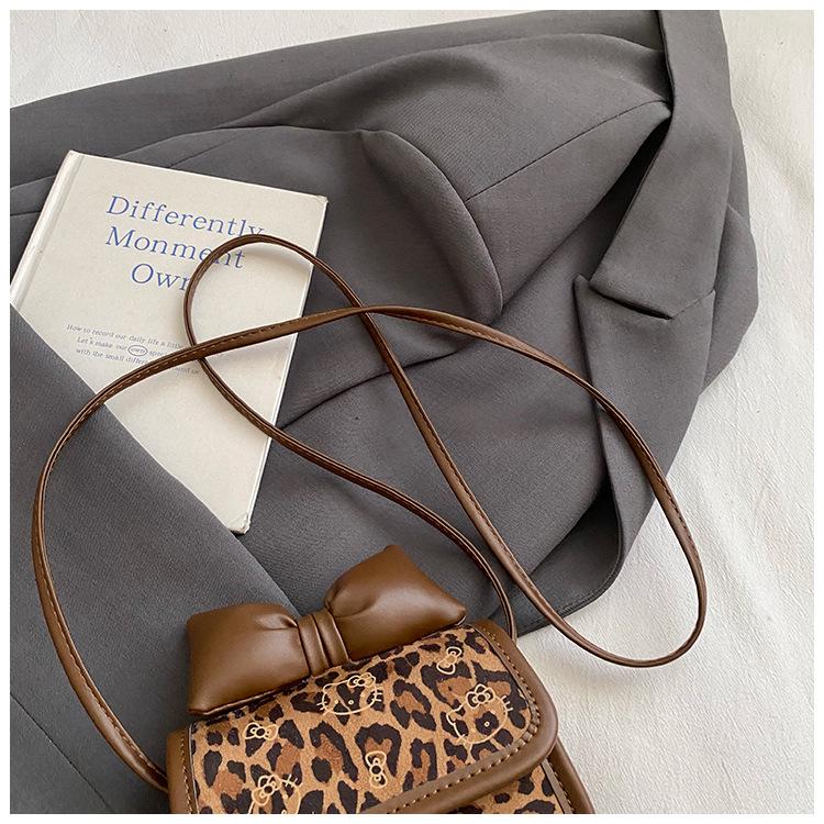 Bowknot Children's Crossbody Bag - New Coin Purse & Accessories for Girls, Princess Baby Shoulder Bag, Small Square Design