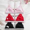 Sexy Backless Women Bras Party Underwear Fashion Female Lingerie Breathable Camisole Removable Bra Front Button Women's Lingerie