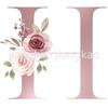 Personalized Mug Floral Initial Name Cup Custom Name Tea Coffee Hot Chocolate Mugs Bride Bridesmaid Mothers Day Gifts for Her